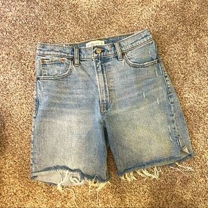 Abercrombie High Rise Mom Shorts